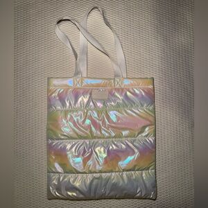 Bath & Body Works Limited Edition 2023 Black Friday Iridescent Puffer Tote